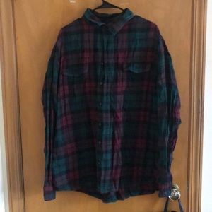 Green and Red Flannel
